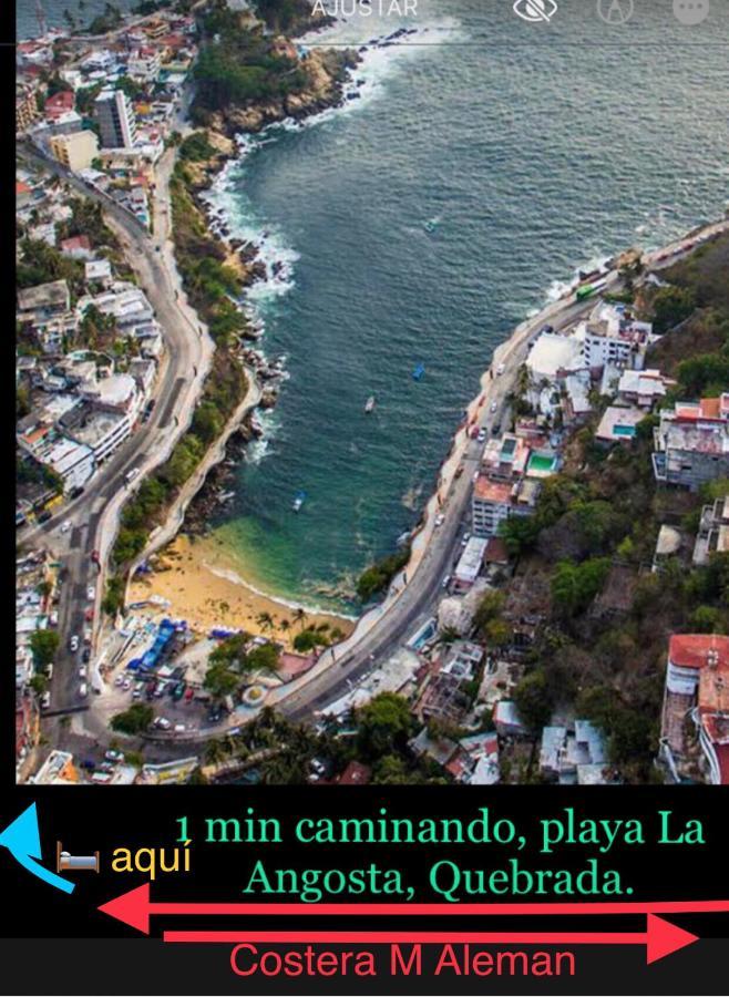 Departamento Sobre Costera, 1Min La Quebrada, 3M Playas Y Yates Lejlighed Acapulco Eksteriør billede